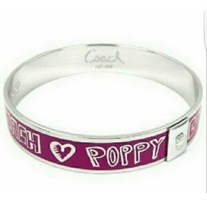 Coach Poppy Fuschia Bracelet